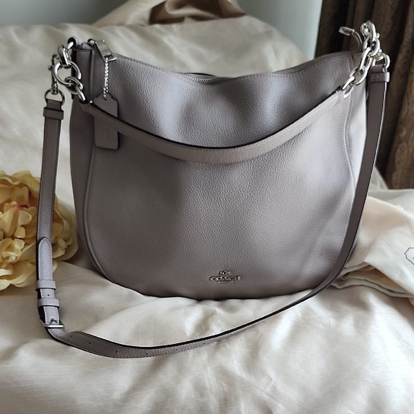 Coach NY New W/O Tag Pebble Leather Sutton Hobo 2-Way Crossbody Bag, $190 - Picture 4 of 10
